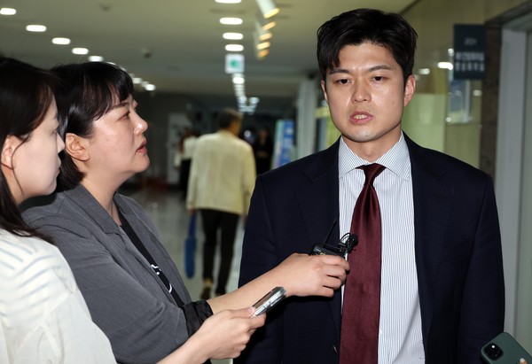 ▲ '계엄 사과' 관련 입장 밝히는 김용태 비대위원장 내정자. /뉴시스