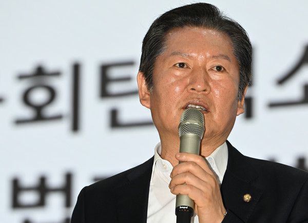 ▲ 더불어민주당 소속 정청래 국회 법제사법위원장. /뉴시스
