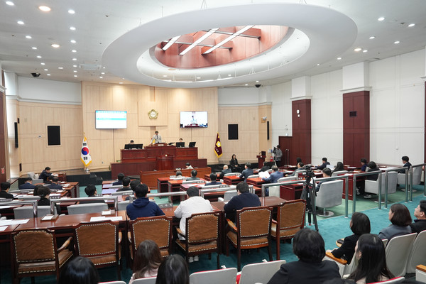 ▲ 동대문구의회 제344회 정례회 개회 관련 사진.