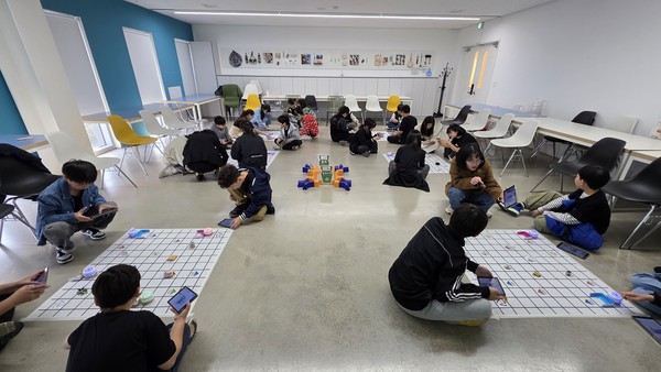 ▲ 코딩으로 배우는 재활용 분리배출 수업.