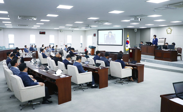 ▲ 송파구의회 제322회 제2차 본회의 전경.