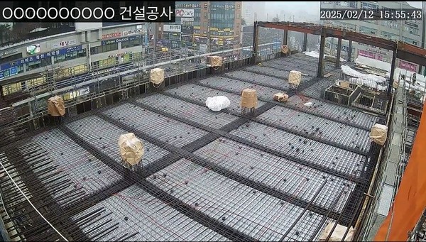 ▲ 보정종합복지회관 건축현장 촬영 영상.
