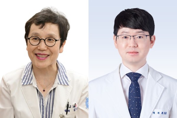 ▲ 분당서울대병원 소화기내과 김나영 교수(왼쪽), 최용훈 교수(오른쪽).
