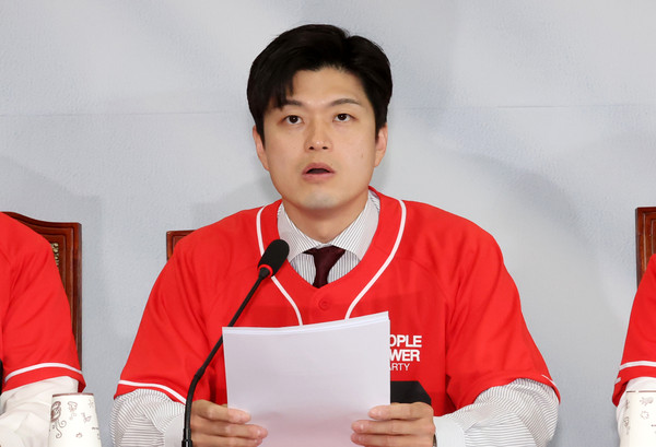 ▲ 발언하는 김용태 비대위원장. /뉴시스