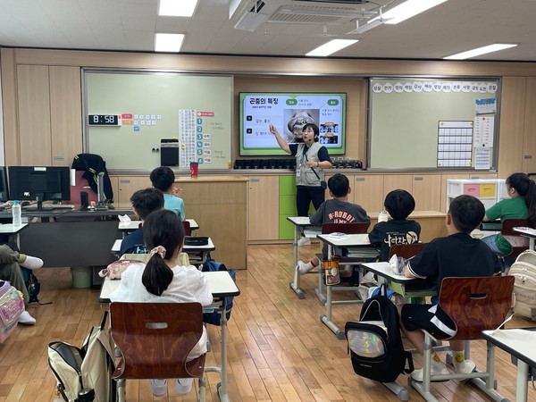 ▲ 2024년 '학교로 찾아가는 생태 교육' 현장 모습.