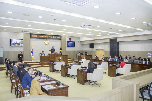 ▲ 인천광역시 중구의회 제326회 제1차 정례회 본회의 전경.