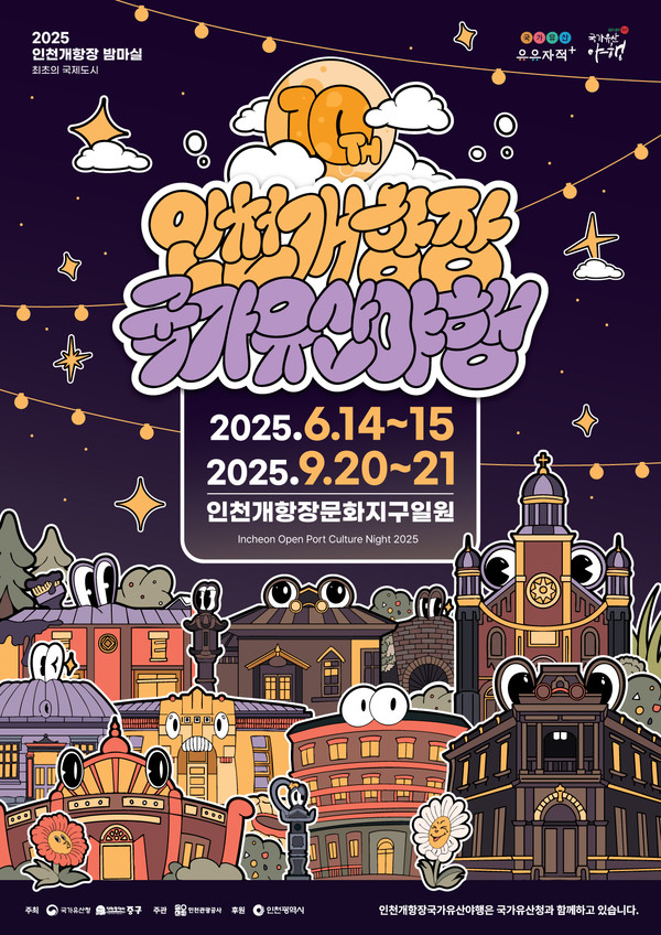 2025 인천 개항장 야행 포스터