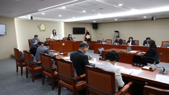 ▲ 용산구의회 제298회 제1차 정례회 제1차 본회의 개최 모습.