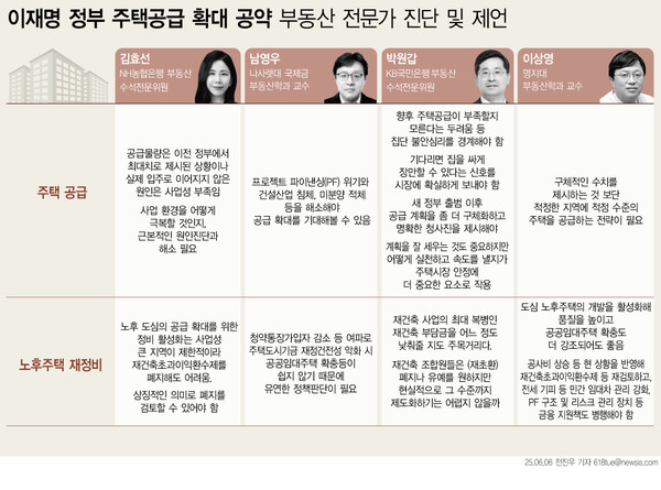 ▲ 이재명 정부 공약 부동산 전문가 진단. /뉴시스