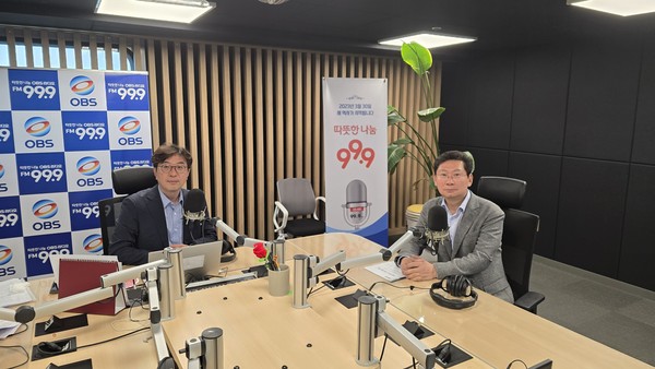 ▲ 이상일 용인특례시장은 9일 '최진만의 굿모닝 OBS'에 출연해 그간의 시정 성과에 대한 각종 질문에 답변했다.
