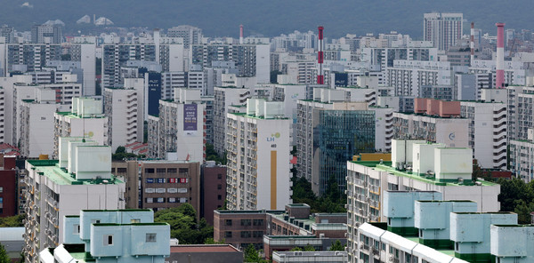 ▲ 서울 노원구 아파트 단지가 보이고 있다. /뉴시스