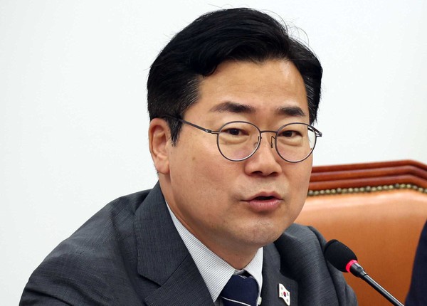 ▲ 발언하는 박찬대 당대표 직무대행 겸 원내대표. /뉴시스