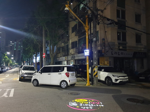 ▲ cctv 설치 모습.