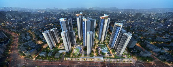 ▲ 면목7구역 재개발 조감도. (사진=SK에코플랜트 제공). /뉴시스