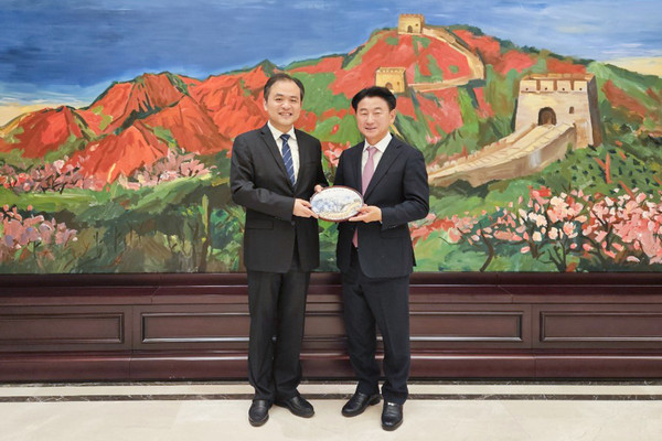 ▲ 김동근 의정부시장 '제2회 랴오닝 국제우호도시 대회' 참석 모습.