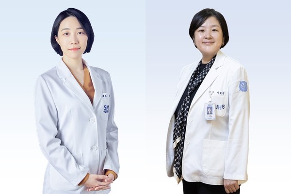 ▲ 내분비대사내과 공성혜 교수(좌), 치과 이효정 교수(우).
