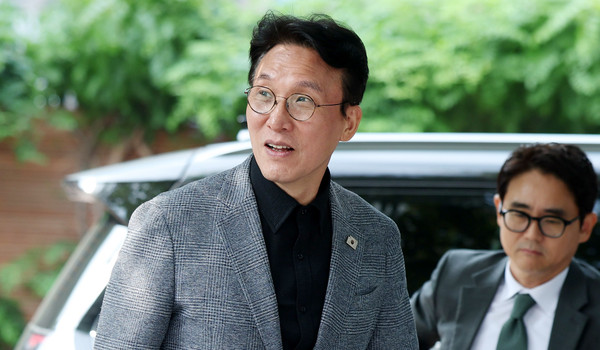 ▲ 출근하는 김민석 국무총리 후보자. /뉴시스