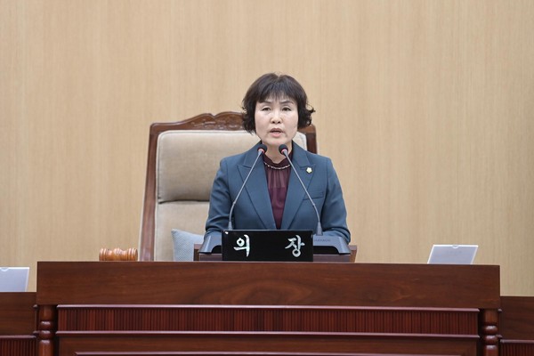 ▲ 김미경 의장.
