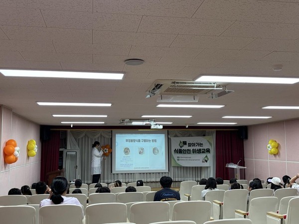 ▲ 동두천시 '2025년 찾아가는 식품안전 위생 교육' 실시 모습.