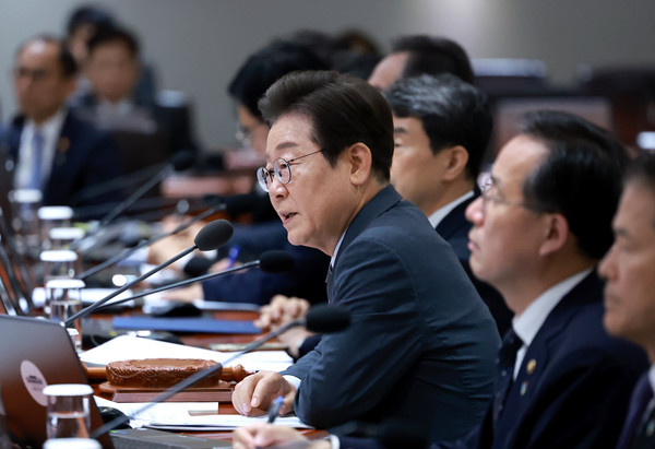 ▲ 국무회의 발언하는 이재명 대통령. /뉴시스