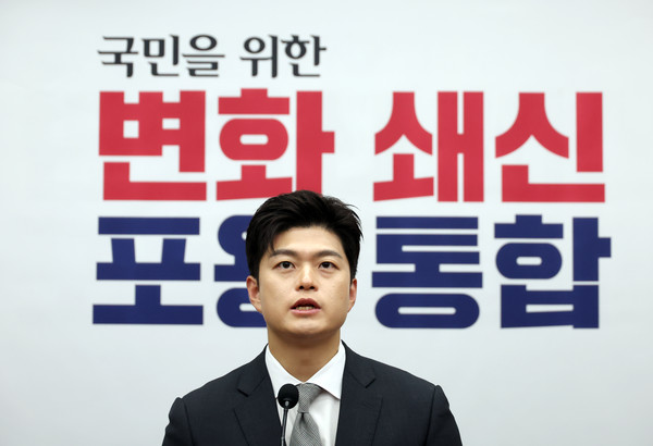 ▲ 발언하는 김용태 비대위원장. /뉴시스