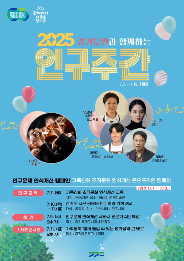 ▲ 2025년 인구주간 포스터.