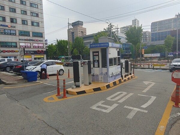 ▲ 공영주차장 전경.
