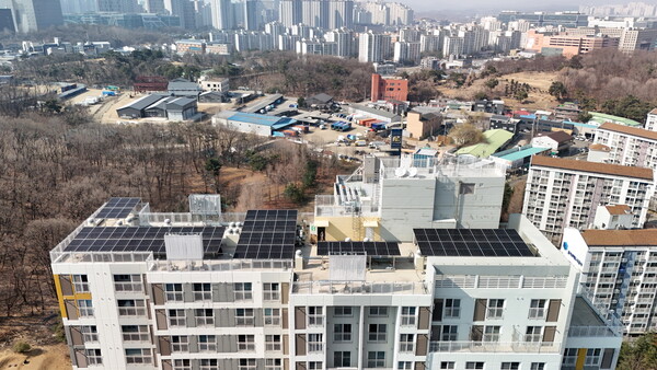 ▲ 하남덕풍 태양광설비 설치 사진.