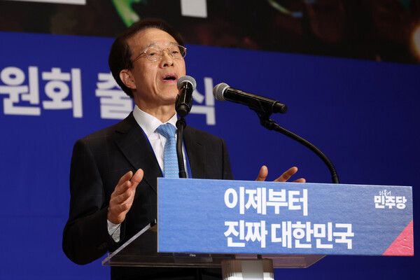 ▲ 발언하는 이석연 공동선대위원장. /뉴시스