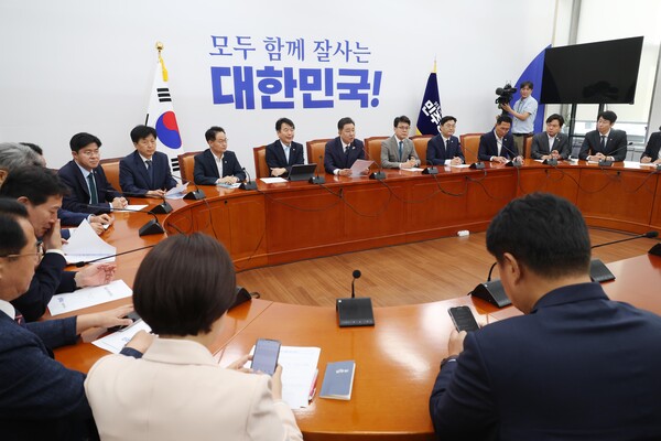 ▲ 더불어민주당 정책조정회의. /뉴시스