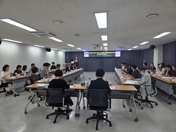 ▲ 부평구 ‘의료·요양 등 지역 돌봄의 통합지원에 관한 조례’ 제정을 위한 민관간담회 .
