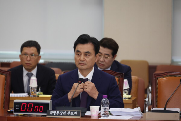 ▲ 인사청문회 출석한 안규백 국방장관 후보자. /뉴시스