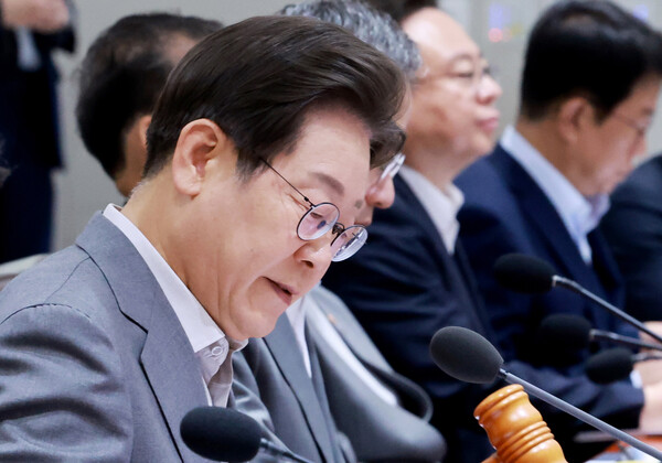 ▲ 이재명 대통령, 국무회의 개회 선언. /뉴시스