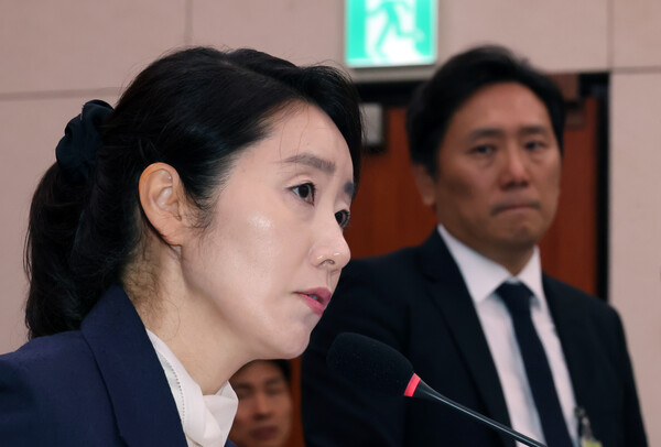 ▲ 질의에 답하는 강선우 후보자. /뉴시스