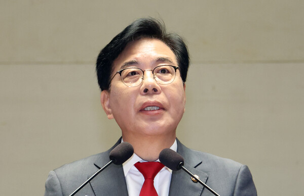 ▲ 의원총회 발언하는 송언석. /뉴시스