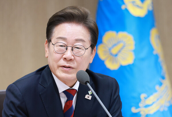 ▲ 이재명 대통령이 지난달 5일 서울 용산구 대통령실 청사에서 열린 국무회의에서 발언하고 있다. /뉴시스