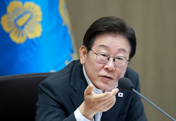 ▲ 국무회의 발언하는 이재명 대통령. /뉴시스