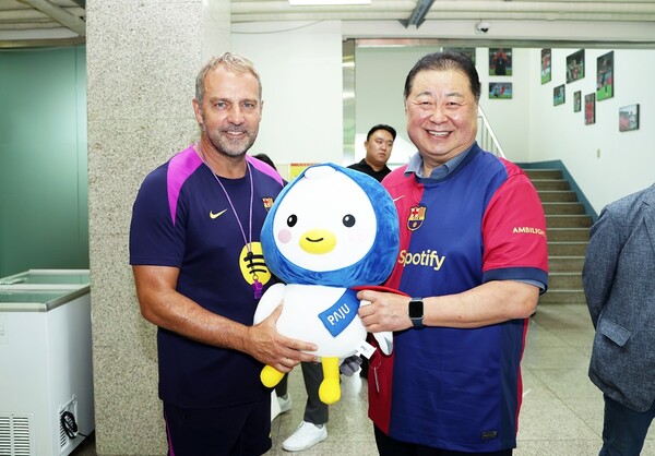 1. 세계적 명문 FC바르셀로나, 파주 NFC에서 훈련 (2)