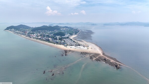 제부도 항공사진