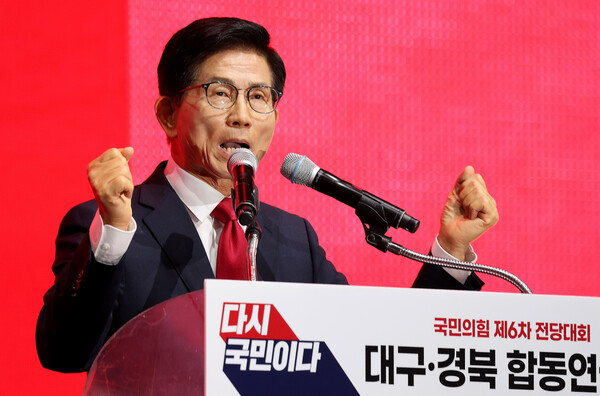 ▲ 김문수 국민의힘 당대표 후보. /뉴시스