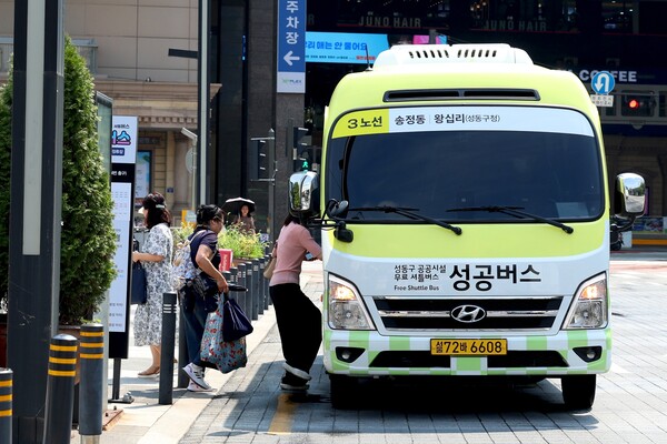 ▲ 성공버스 이용 모습(3노선).