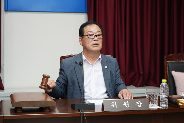 ▲ 안태민 인사청문특별위원회 위원장.