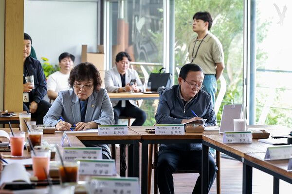 ▲ '2029 연천 세계 구석기 엑스포' 기본계획 수립용역 중간보고회 개최 모습.