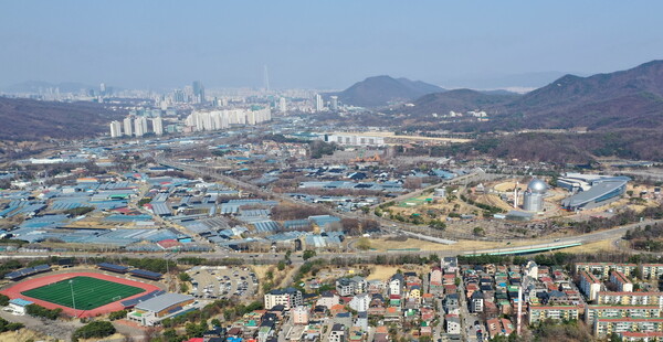 ▲ 과천과천지구 전경.