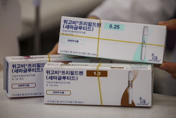 ▲ 약국에 입고된 위고비. /뉴시스