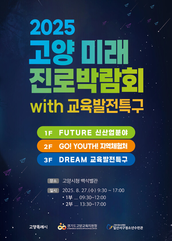 ▲ 2025 고양 미래 진로박람회 홍보물.