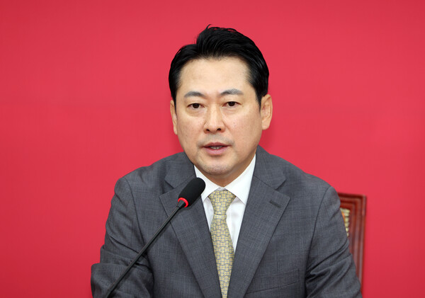 ▲ 발언하는 장동혁 국민의힘 신임 당대표. /뉴시스