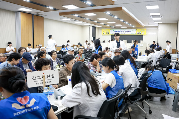 ▲ 농촌왕진버스 운영 모습.
