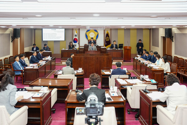 ▲ 포천시의회 제187회 제2차 본회의 전경.