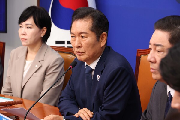 ▲ 발언하는 정청래 대표. /뉴시스